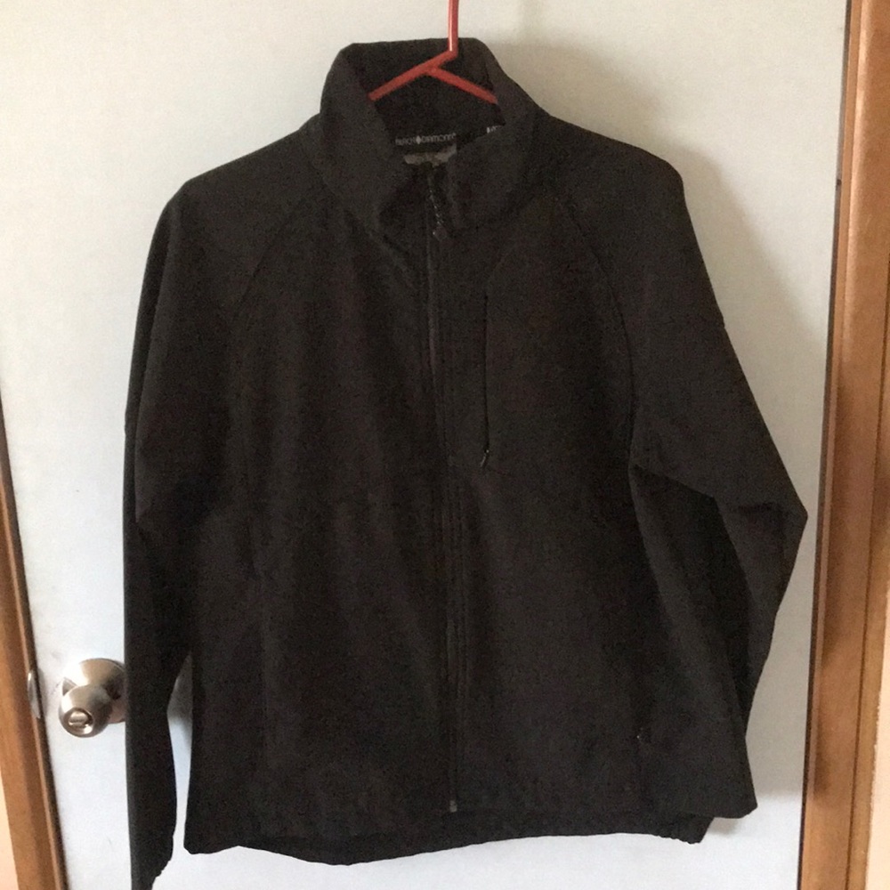 Thick black jacket